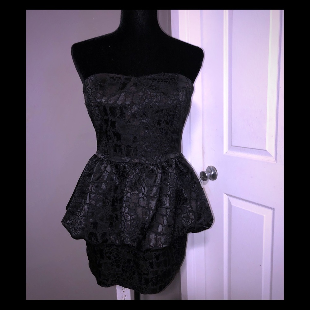 Black cocktail dress